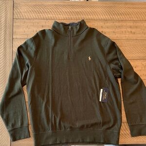 Polo Ralph Lauren Men's Luxury Jersey Quarter Zip Pullover
